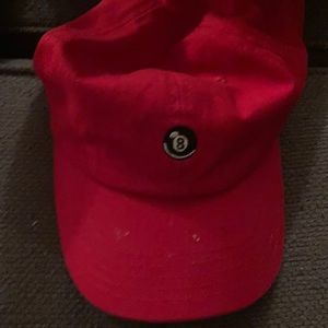 Pool “8”ball baseball hat